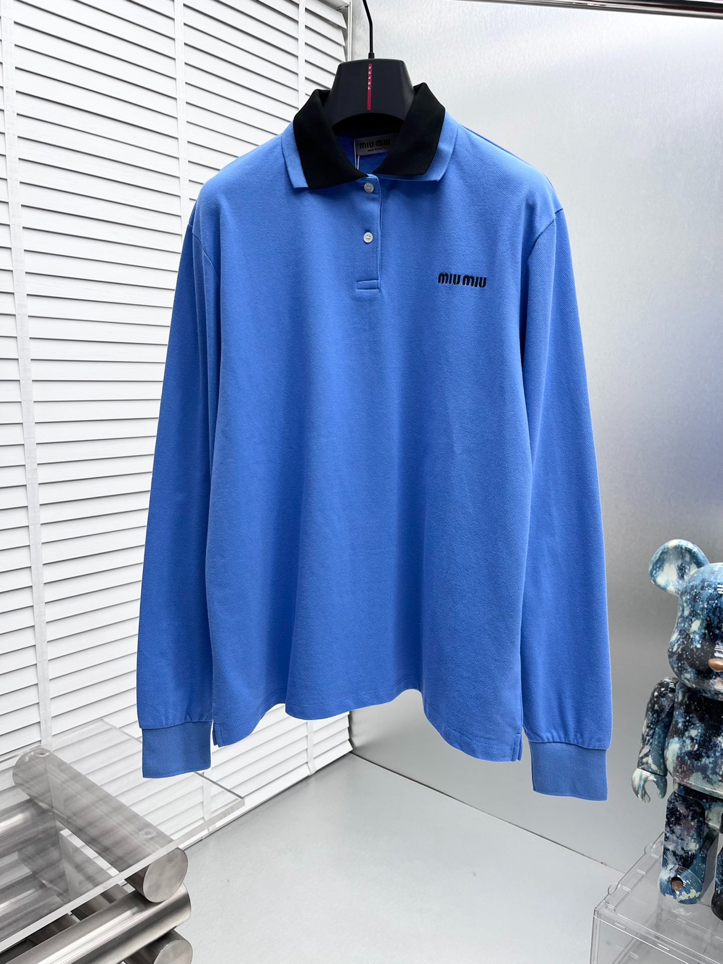 미*미* 25년 신상 이중넥 긴팔 폴로 셔츠