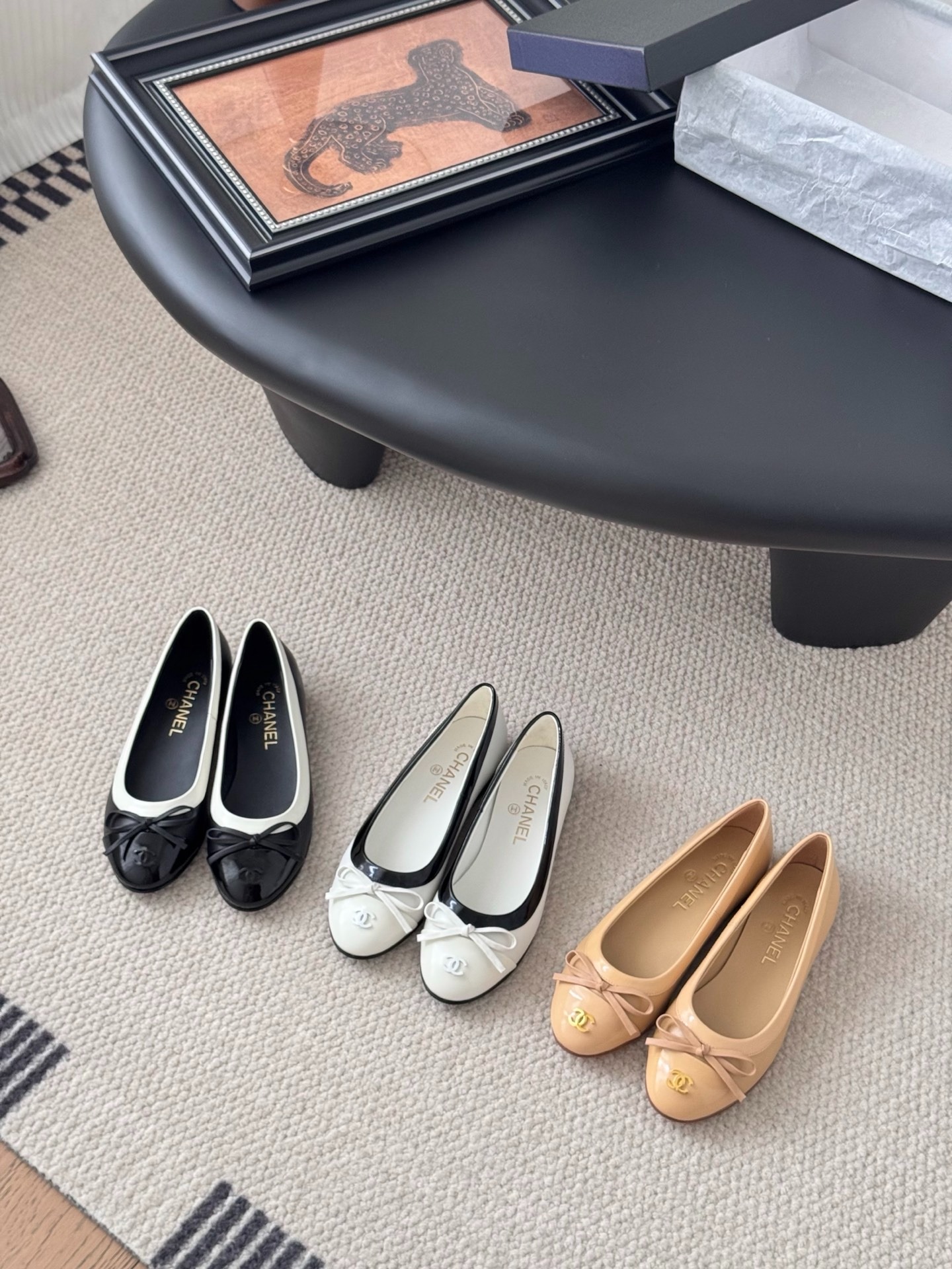 샤* 빈티지 미들 플랫