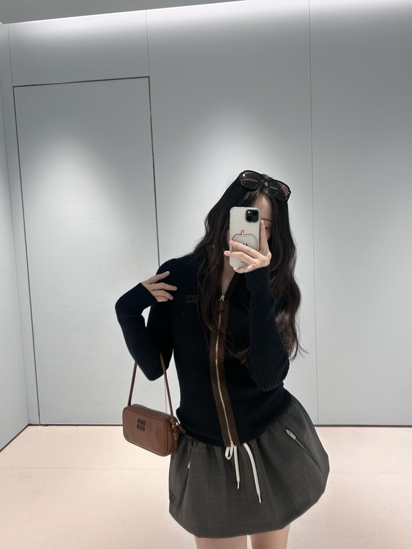 미*미* 25Fw 신상 하이넥 집업 니트 가디건