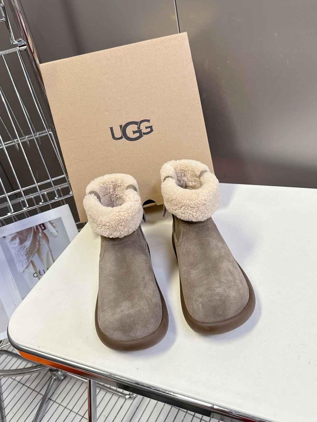 어* 신상 스노우 통굽 털슈즈