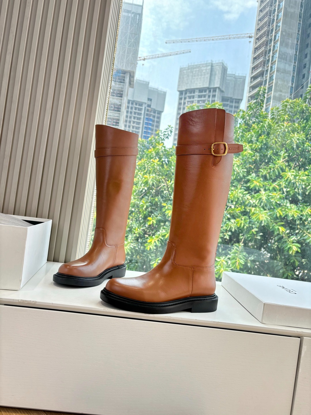 셀*느 25 신상 최고급 롱라이더 부츠