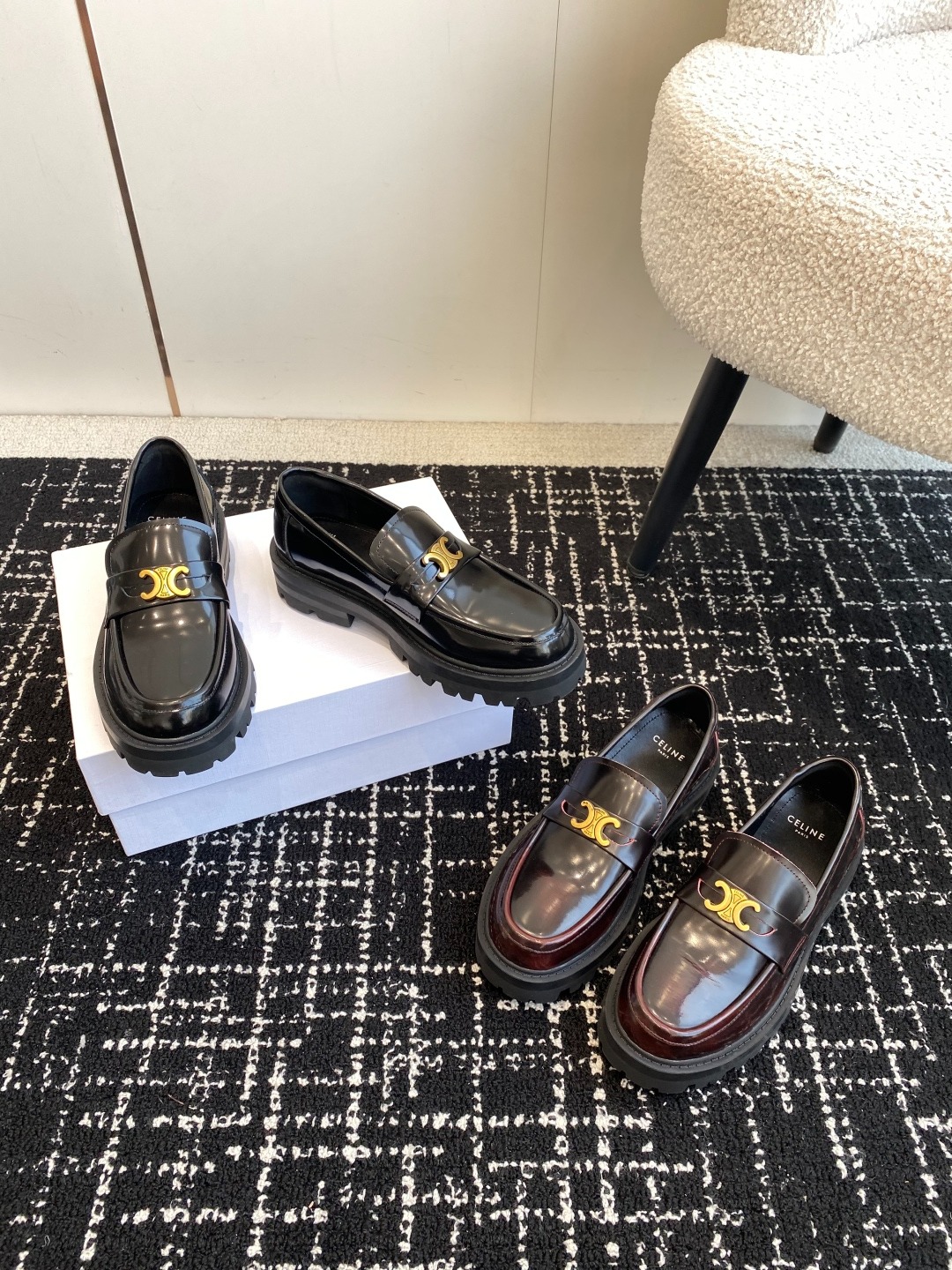 셀*느 25ss 트리오페 체인 로퍼