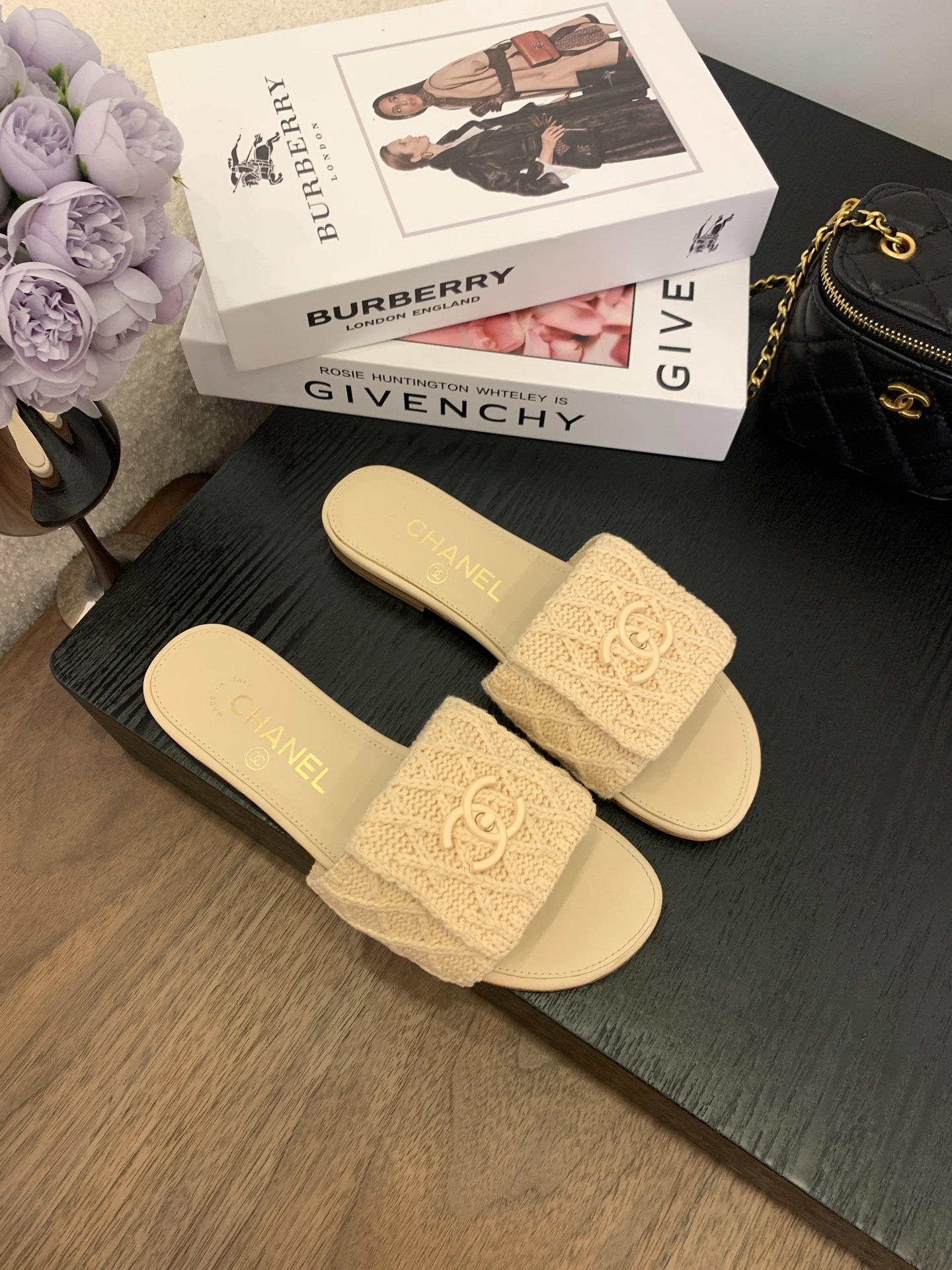 샤* 25 신상 니트 슬리퍼