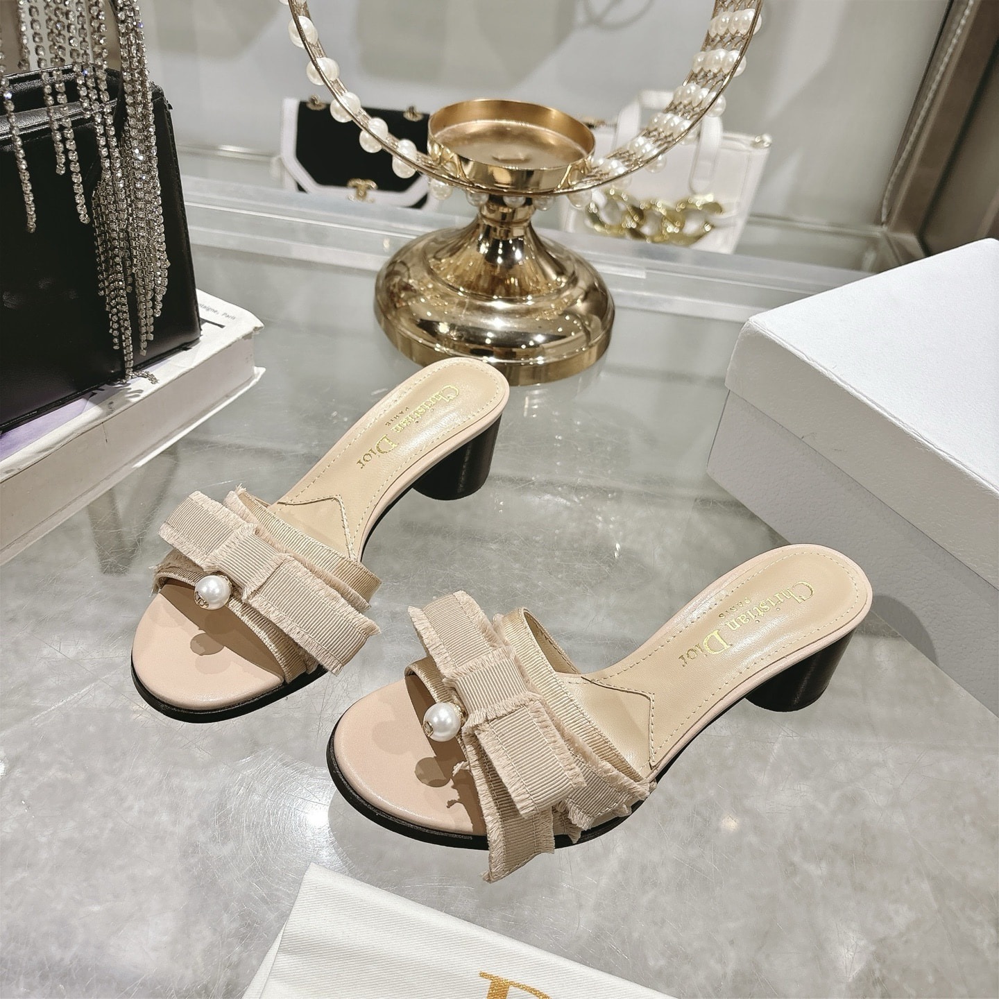 디* 25 태슬 스트랩 여성화