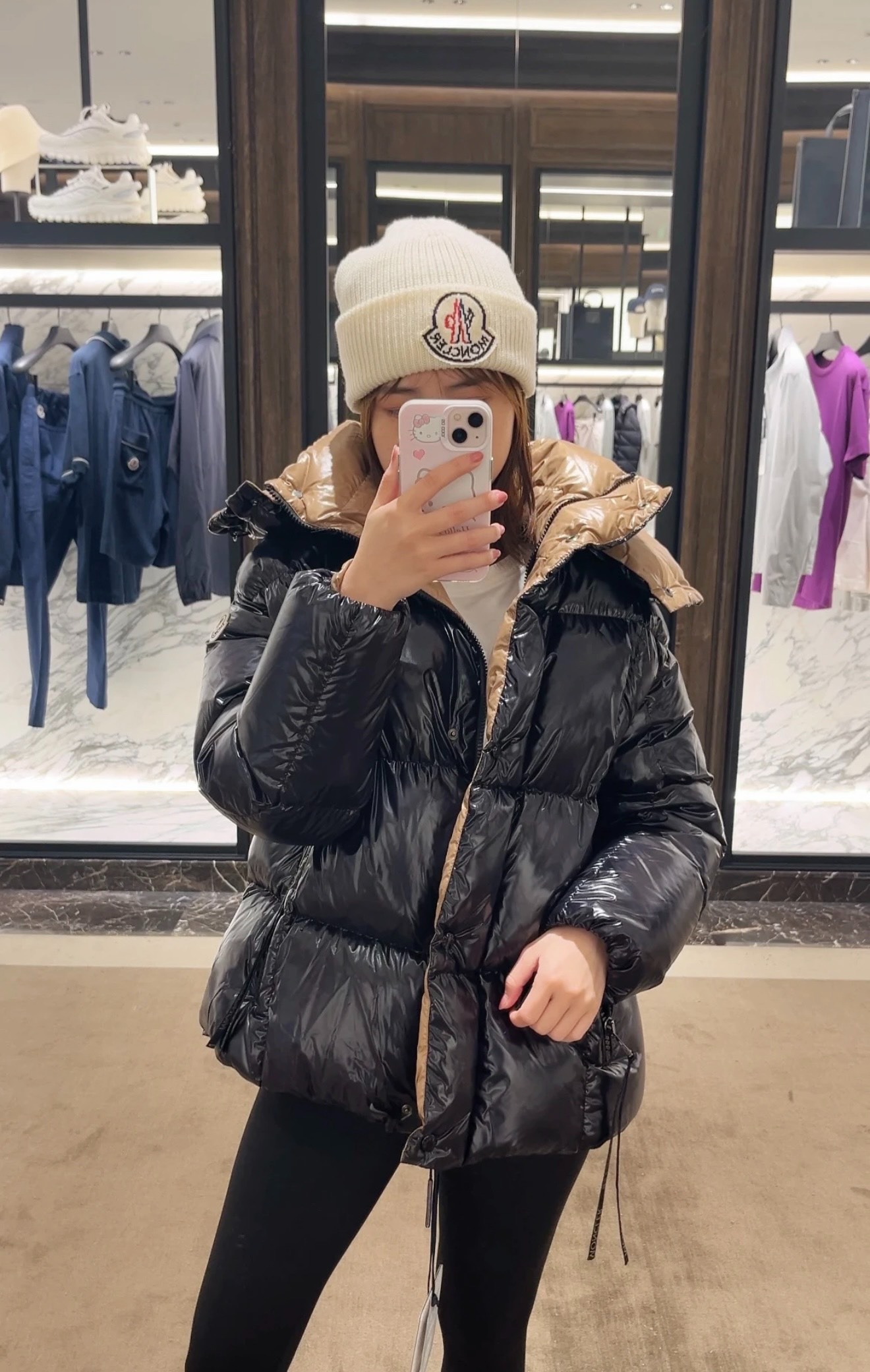 몽*레르 파르난 블랙골드 오리털 패딩