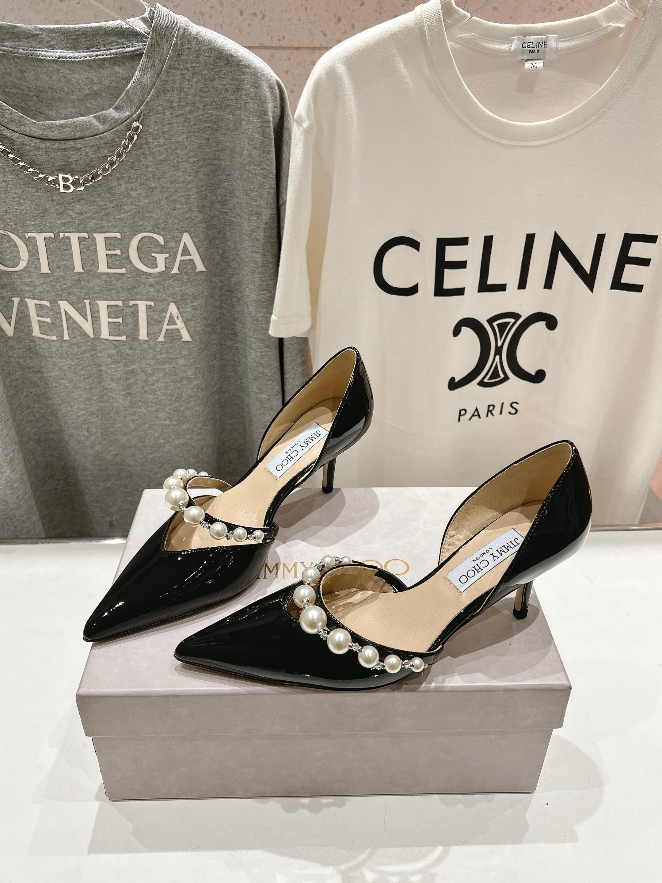 지*추 2025ss 봄여름 신상 심플 스틸레토 진주 펌프스