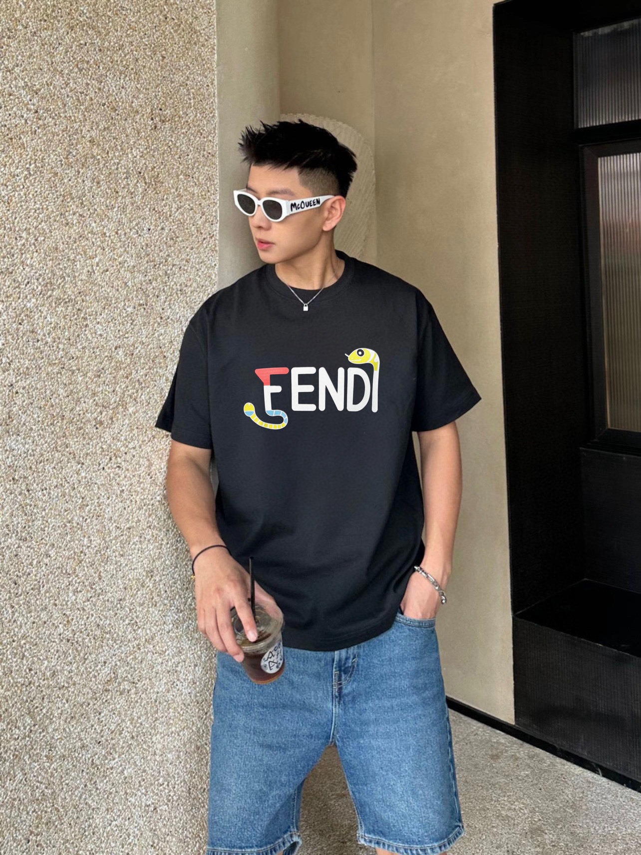 펜* 신상 로고 프린팅 티셔츠