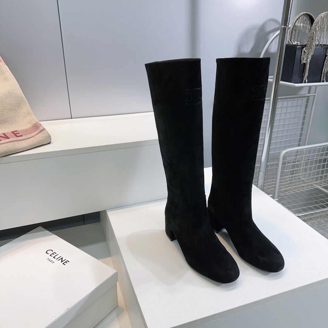 셀*느 25ss 가을/겨울 신상 빈티지 에나멜 스트레이트 부츠