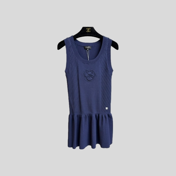 샤넬 카멜리아 베스트 드레스