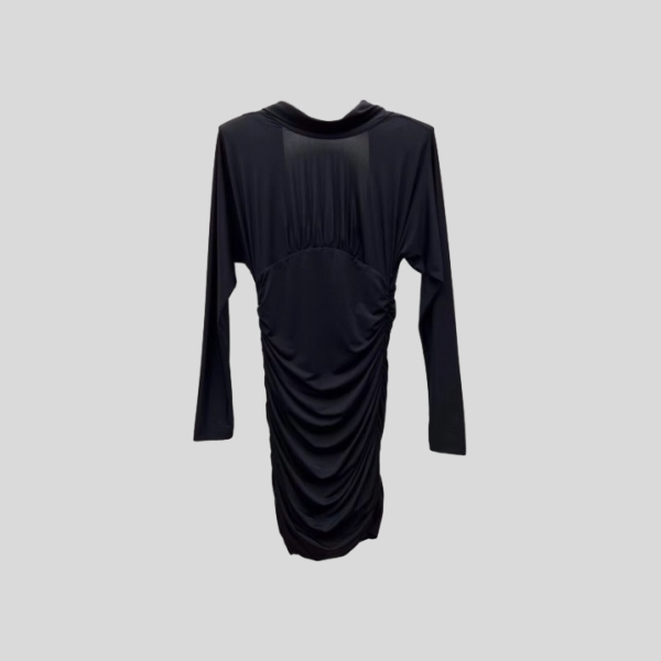 생로랑 드레이프 백리스 드레스