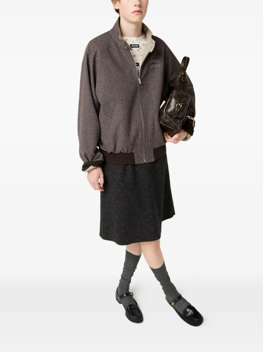 미우미우 양면 봄버 자켓