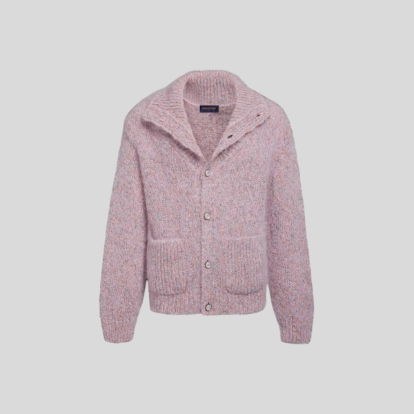 루이비통 트위드 모헤어 가디건