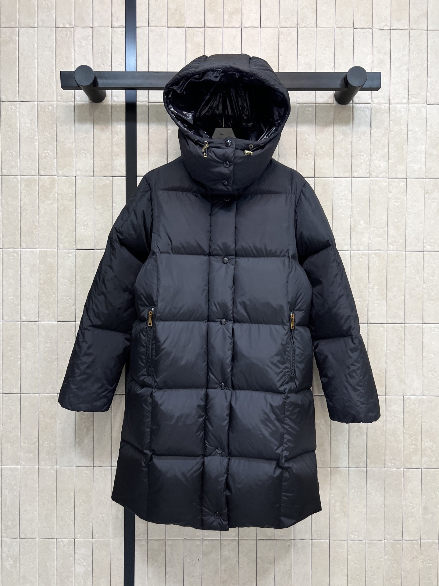 몽*레르 25 신상 후드 하이넥 롱패딩