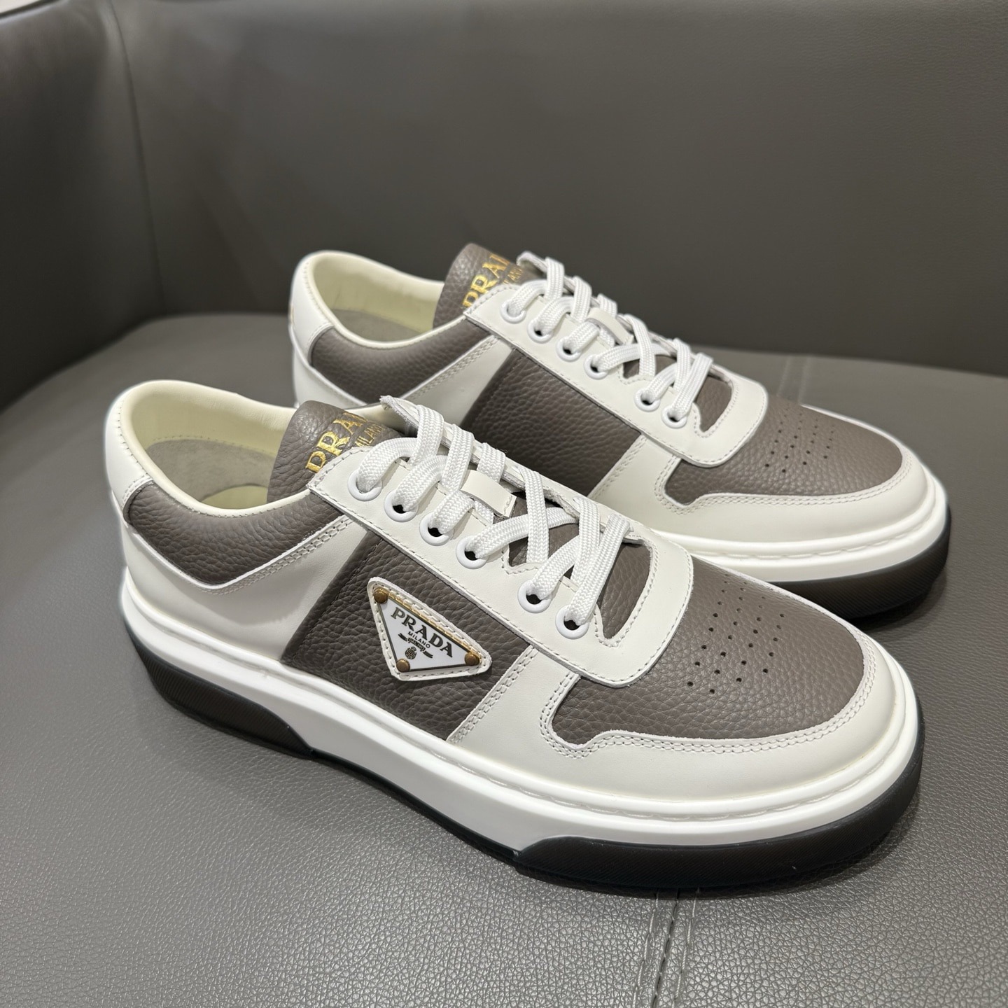 프*다 다운타운 가죽 스니커즈