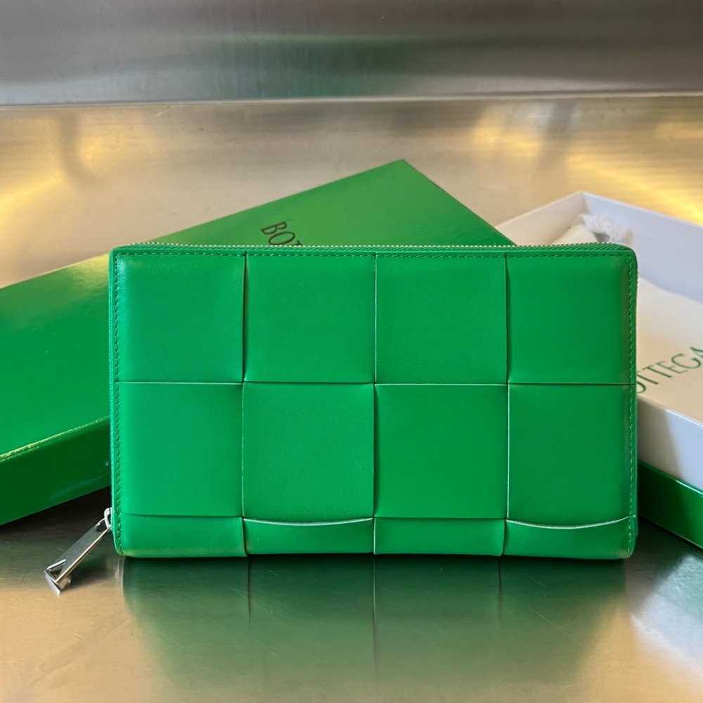 보*가베네타 카세트 지퍼 지갑 649607