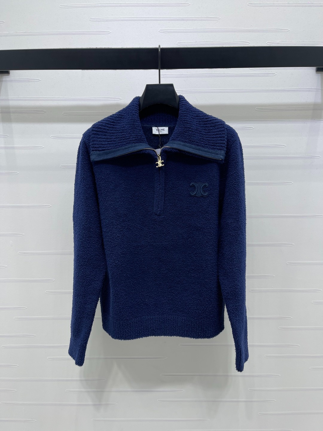 셀*느 25 신상 터틀넥 집업 니트 스웨터