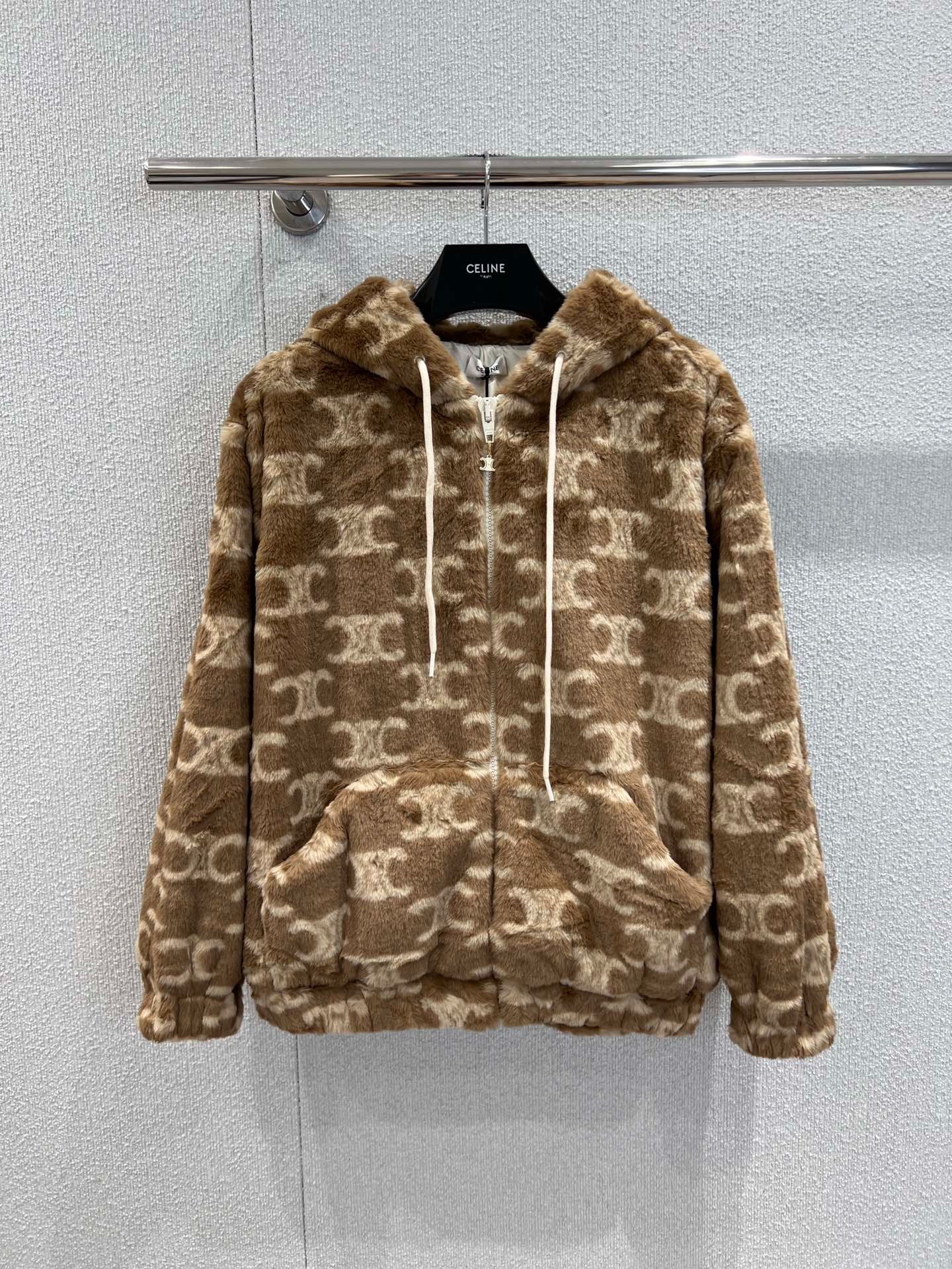 셀*느 25Fw 신상 캐시미어 후드집업 코트