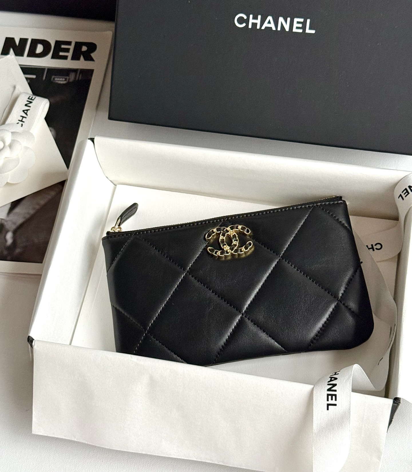 샤* 클래식 클러치 백 동전지갑