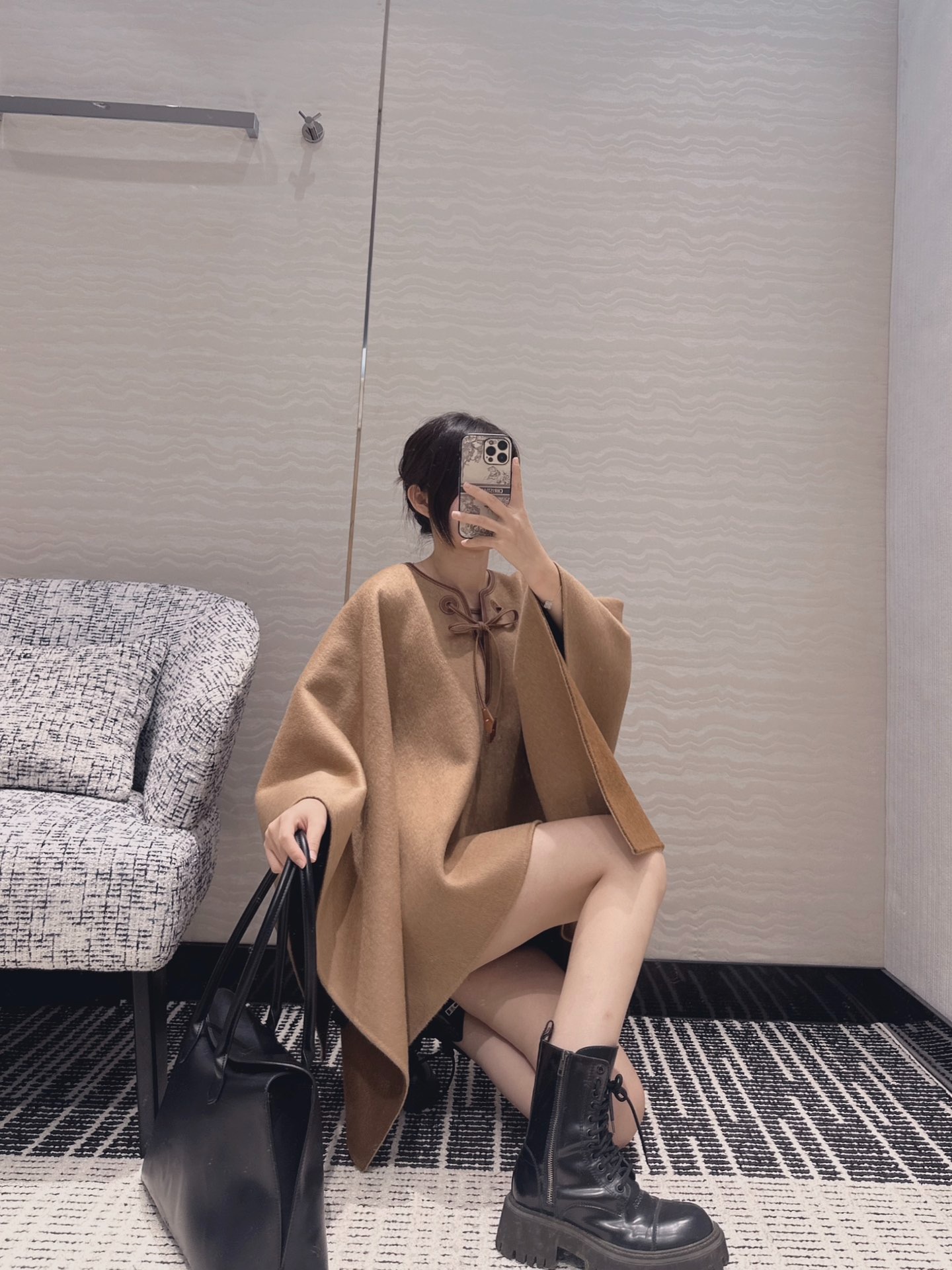 로*피아나 제시 캐시미어 케이프