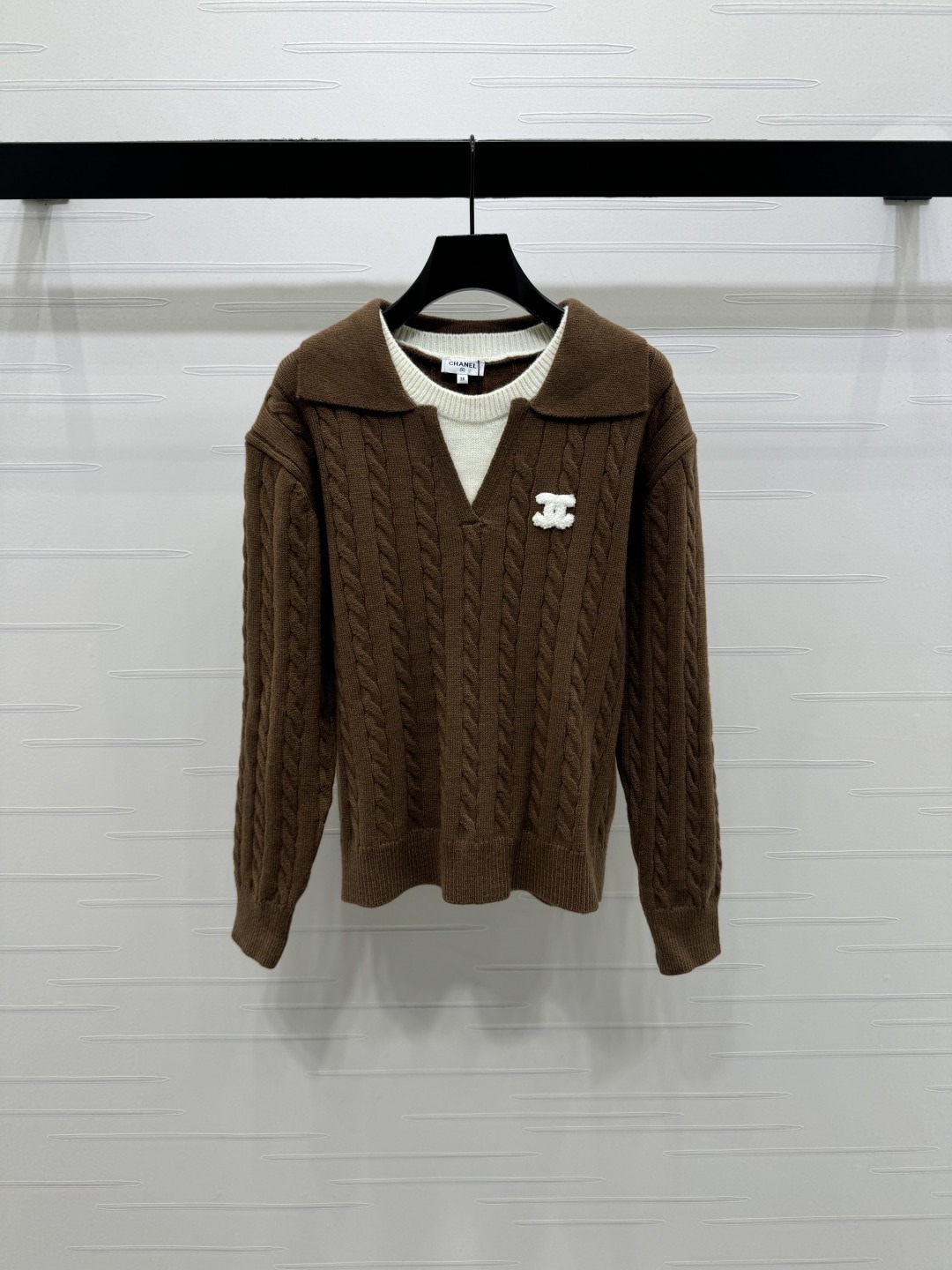 샤* 26 봄 신상 페이크 투피스 니트