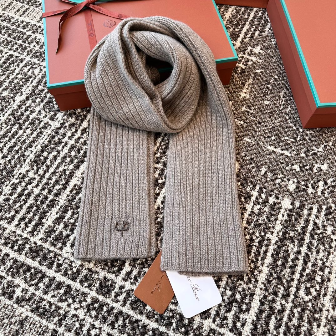 로*피아나 골지 니트 캐시미어 머플러 [남녀]