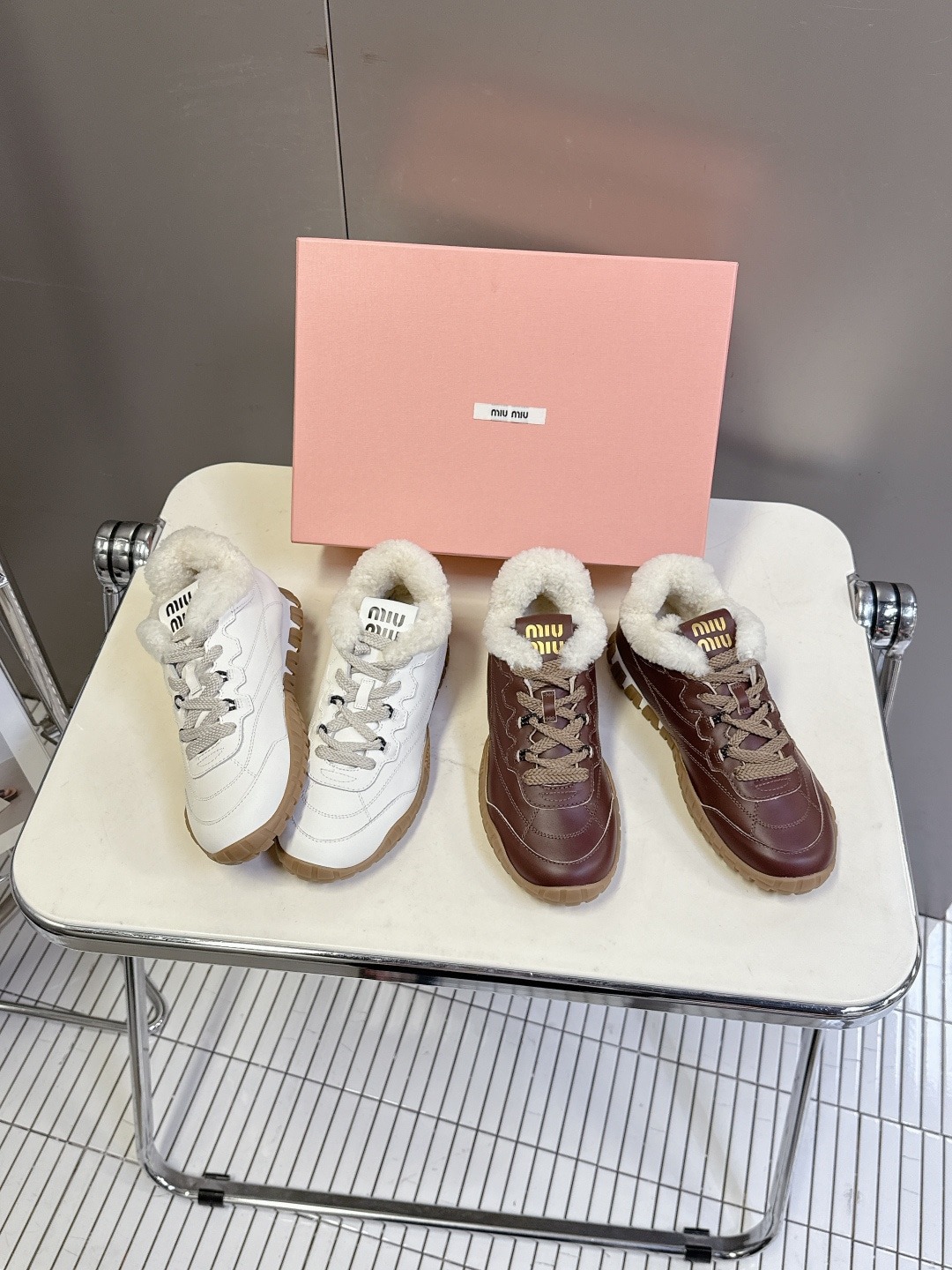 미*미* 신상 퍼 캐주얼화