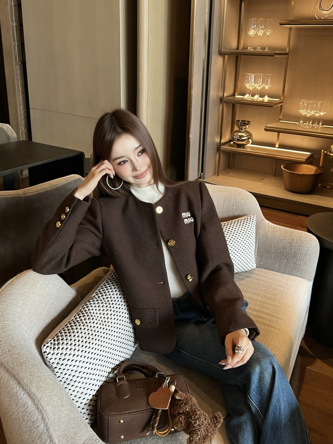 미*미* Maillard Carrown 라운드 아우터