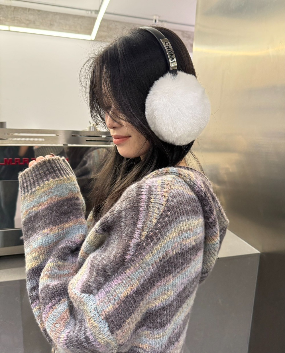 샤*넬 퍼 귀마개