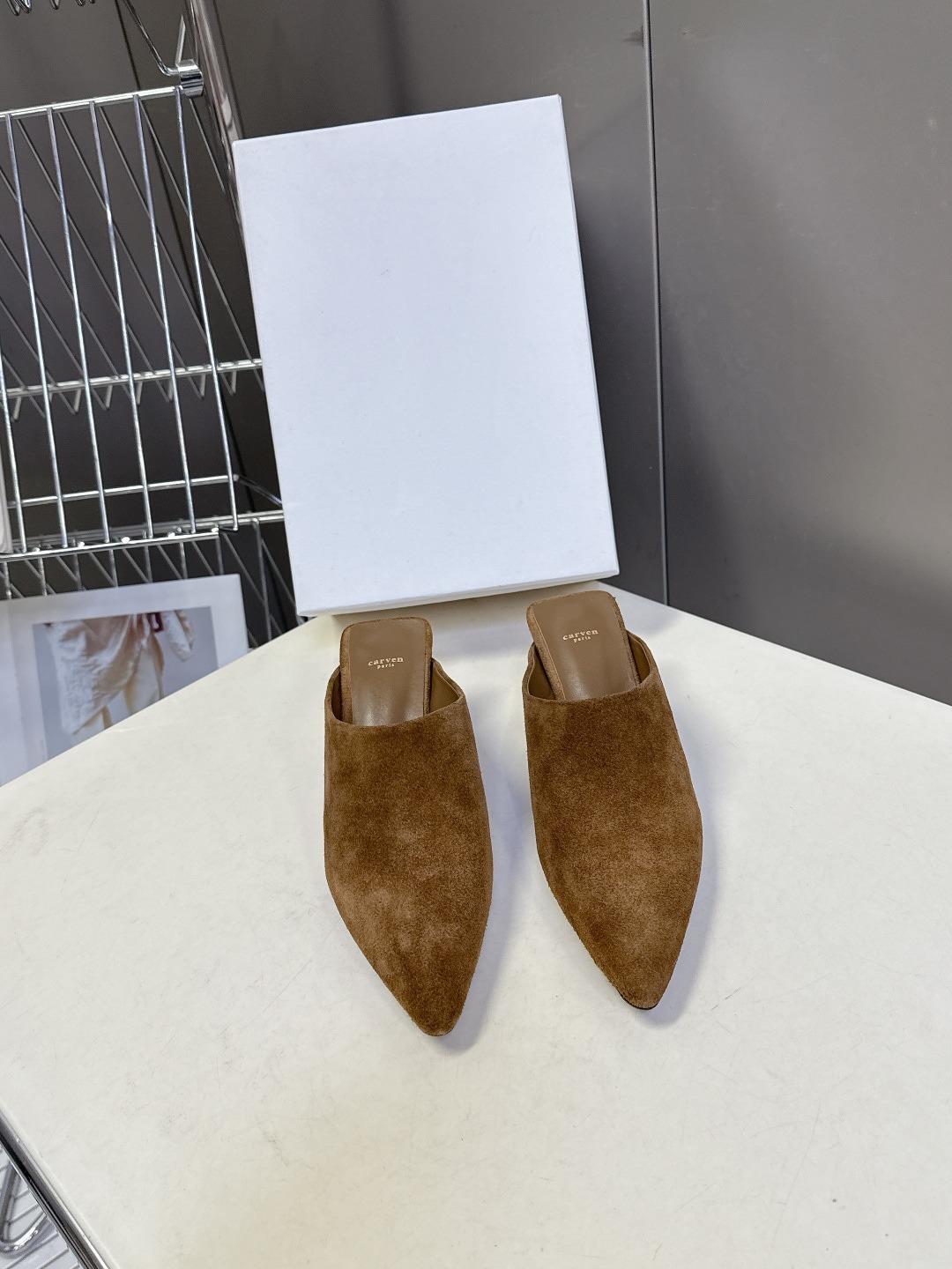 까*뱅 26 Rivoli 스웨이드 뮬