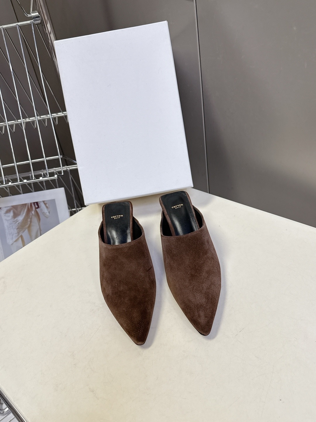 까*뱅 26 Rivoli 스웨이드 뮬