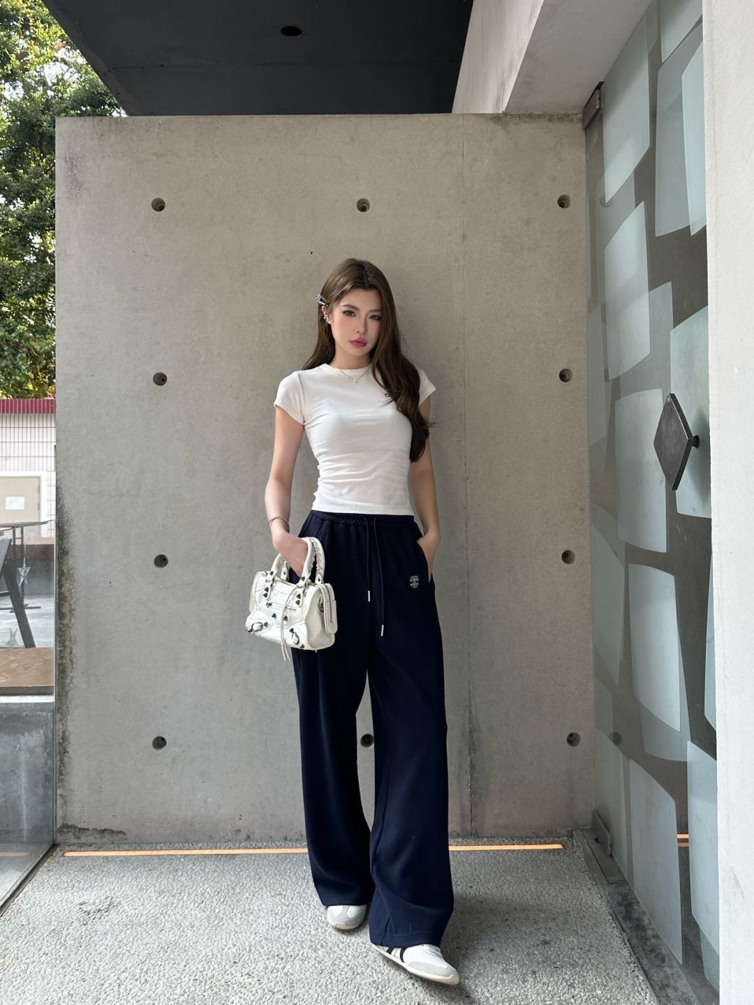 셀*느 26 신상 자수 스트링 팬츠