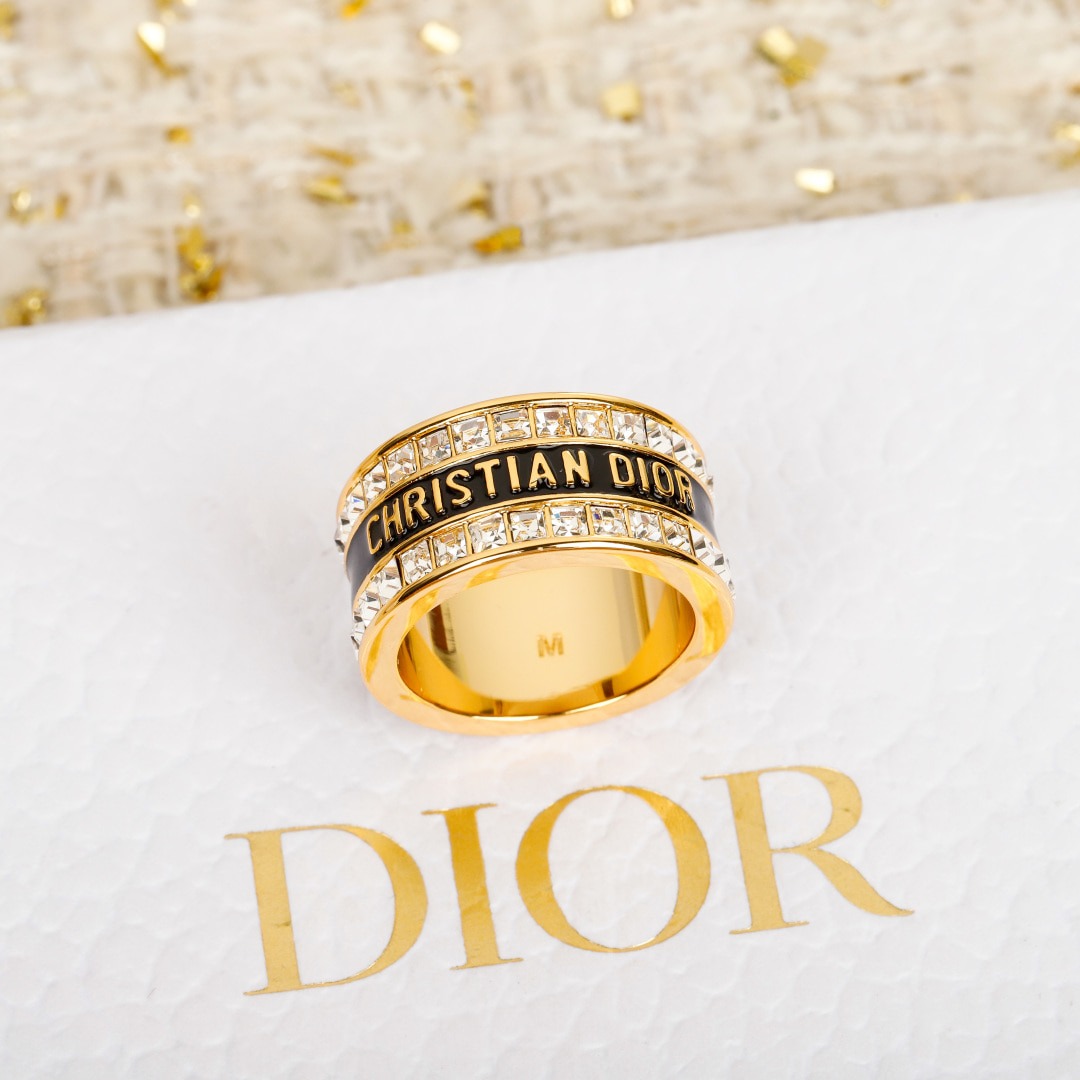 디* 큐빅 에나멜 반지