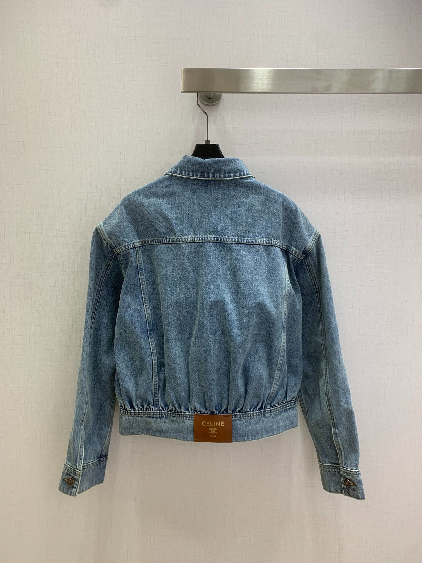 셀*느 26 초봄 신상 터틀넥 데님 집업 아우터