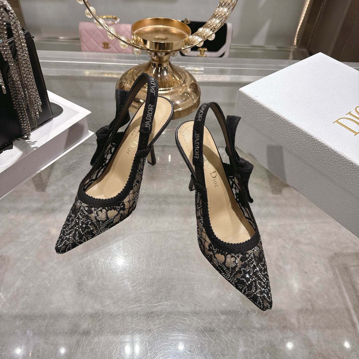 디* 신상 스틸레토 힐 샌들