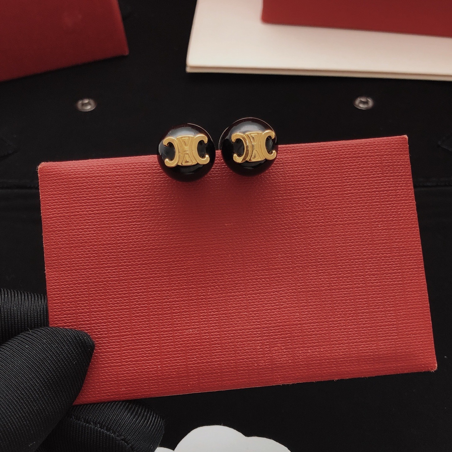 셀*느 신상 블랙펄 이어링