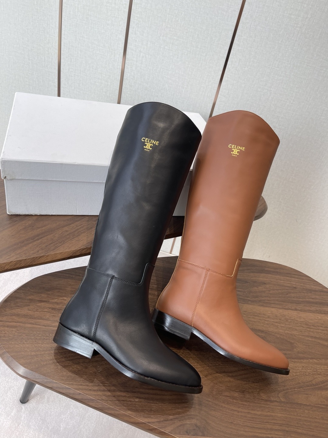 셀*느 25ss 신상 워커 롱부츠