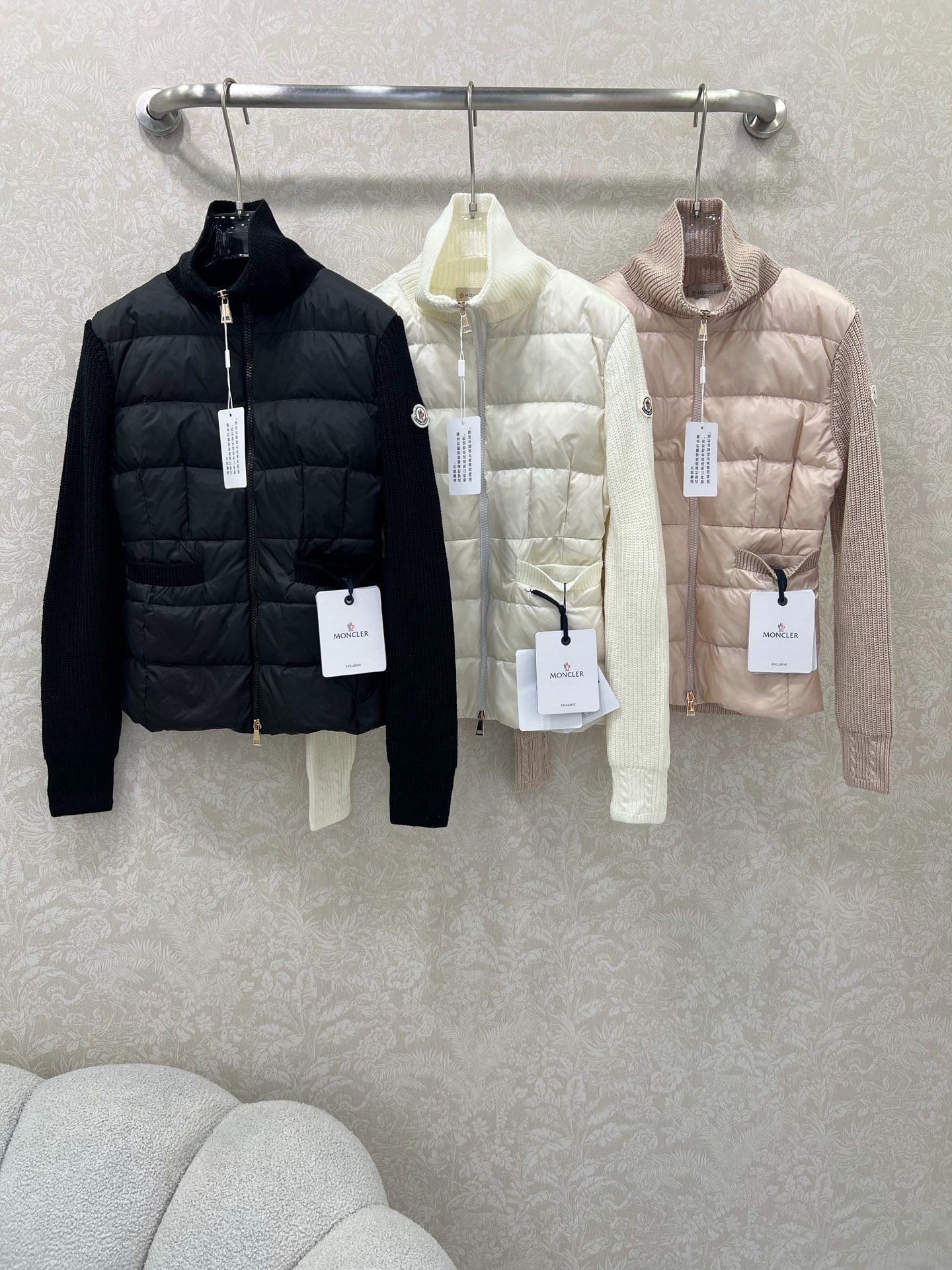 몽*레어 25 신상 니트 포켓 다운