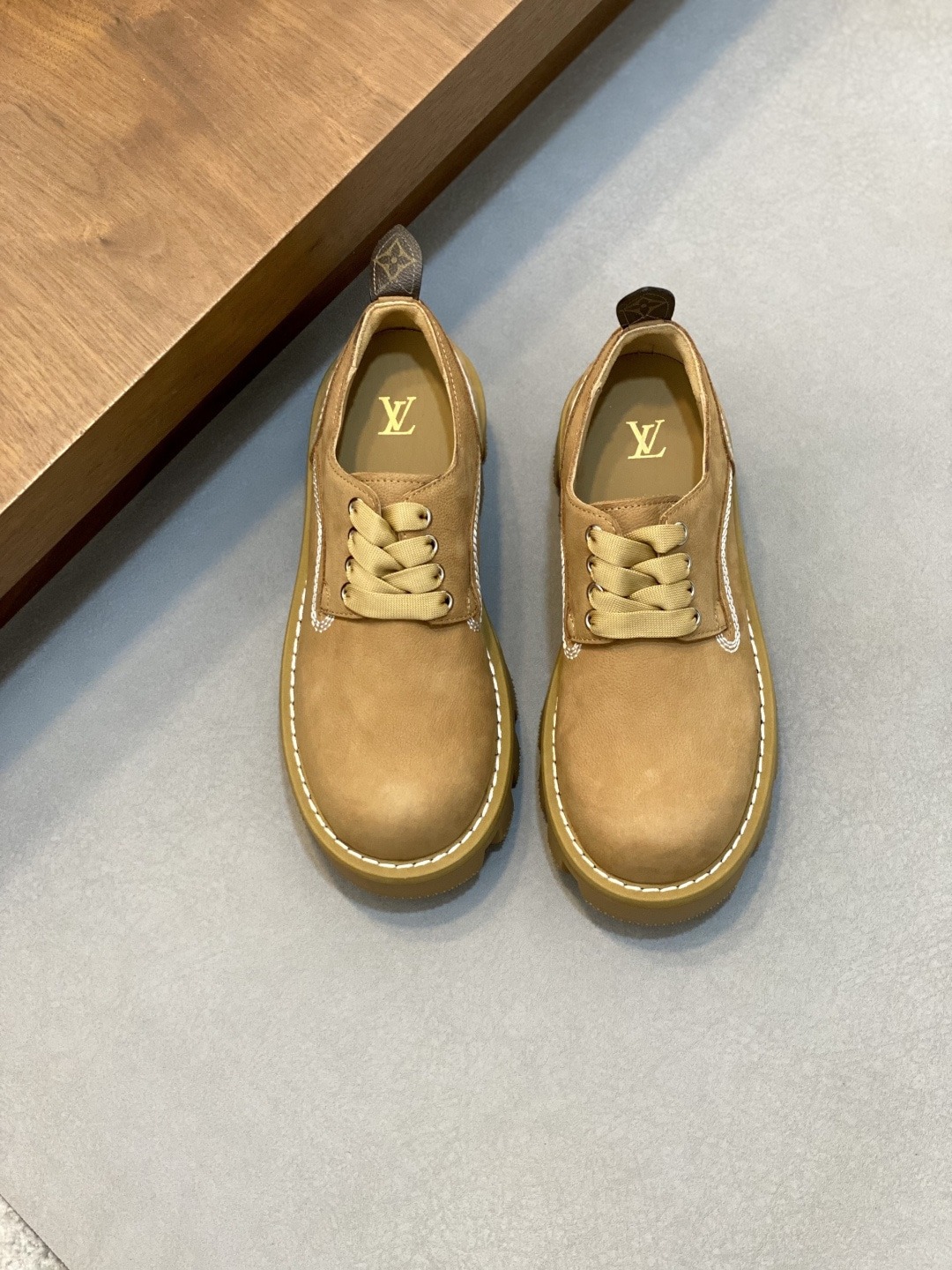 루*비통 체커 남성 앵클부츠