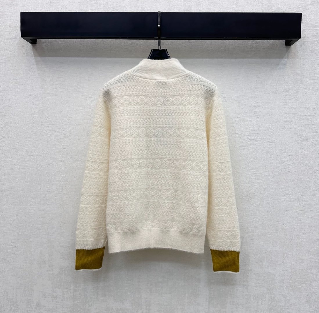 샤* 26 신상 스탠드 칼라 로고 니트 가디건