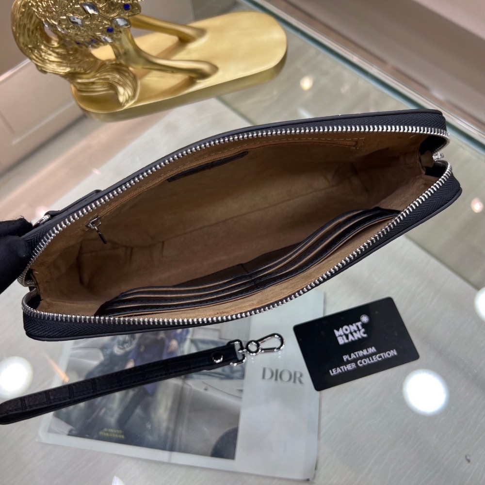 몽블* 남성 클러치 백