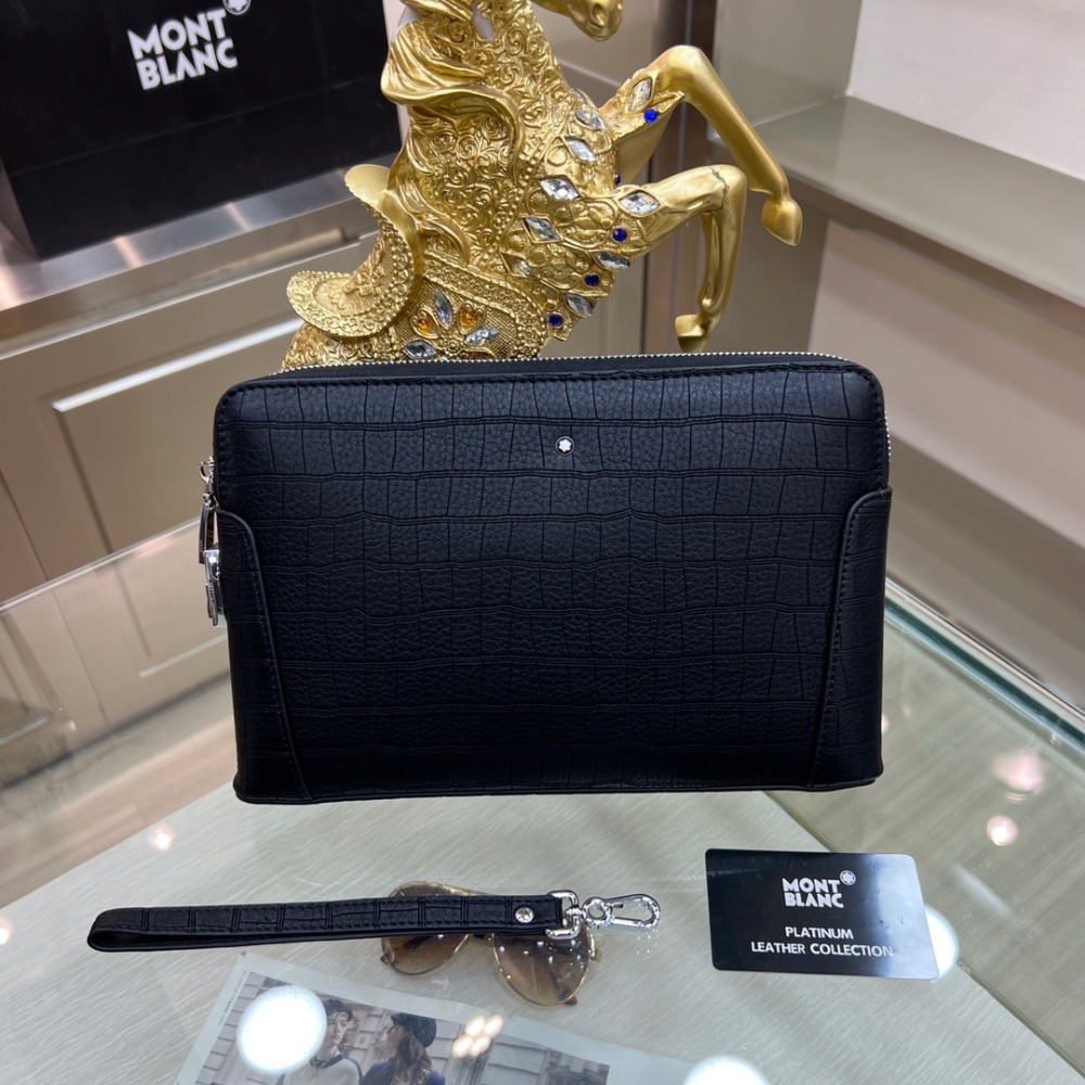 몽블* 남성 클러치 백