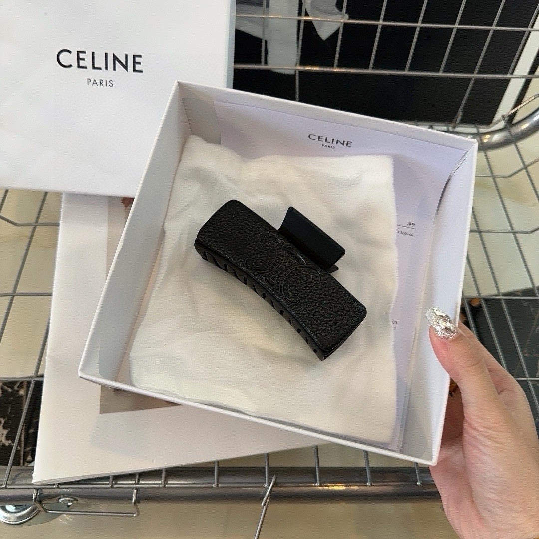 셀*느 로고 가죽 그립 헤어집게 (2EA)