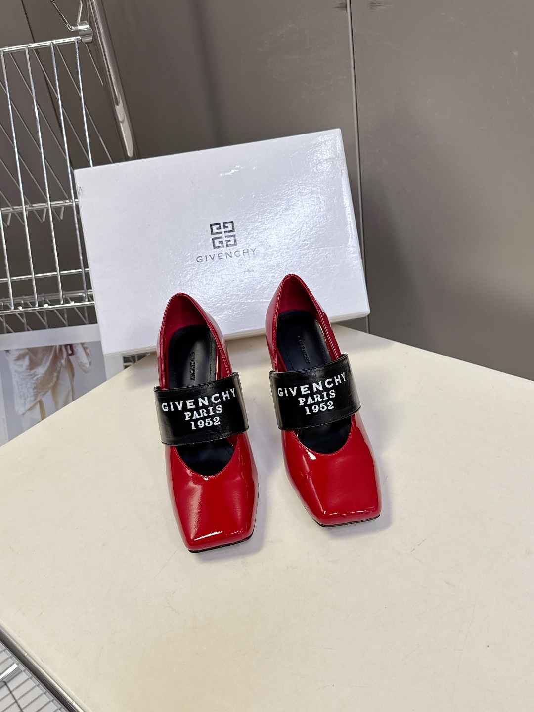 지*시 스퀘어 메리 제인 펌프스