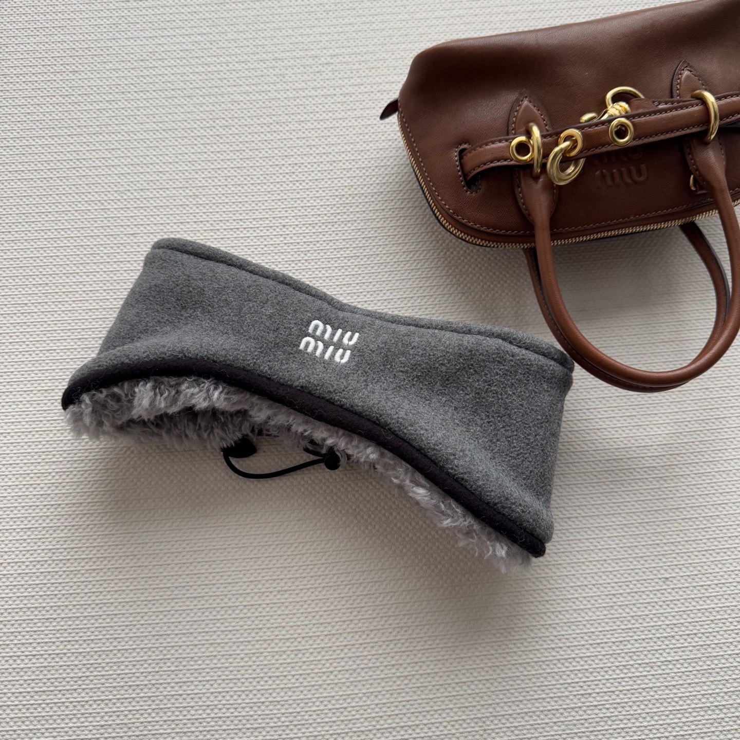 미*미* 후리스 융털 헤어캡