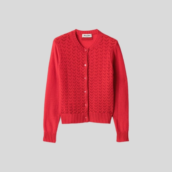 미우미우 캐시미어 가디건