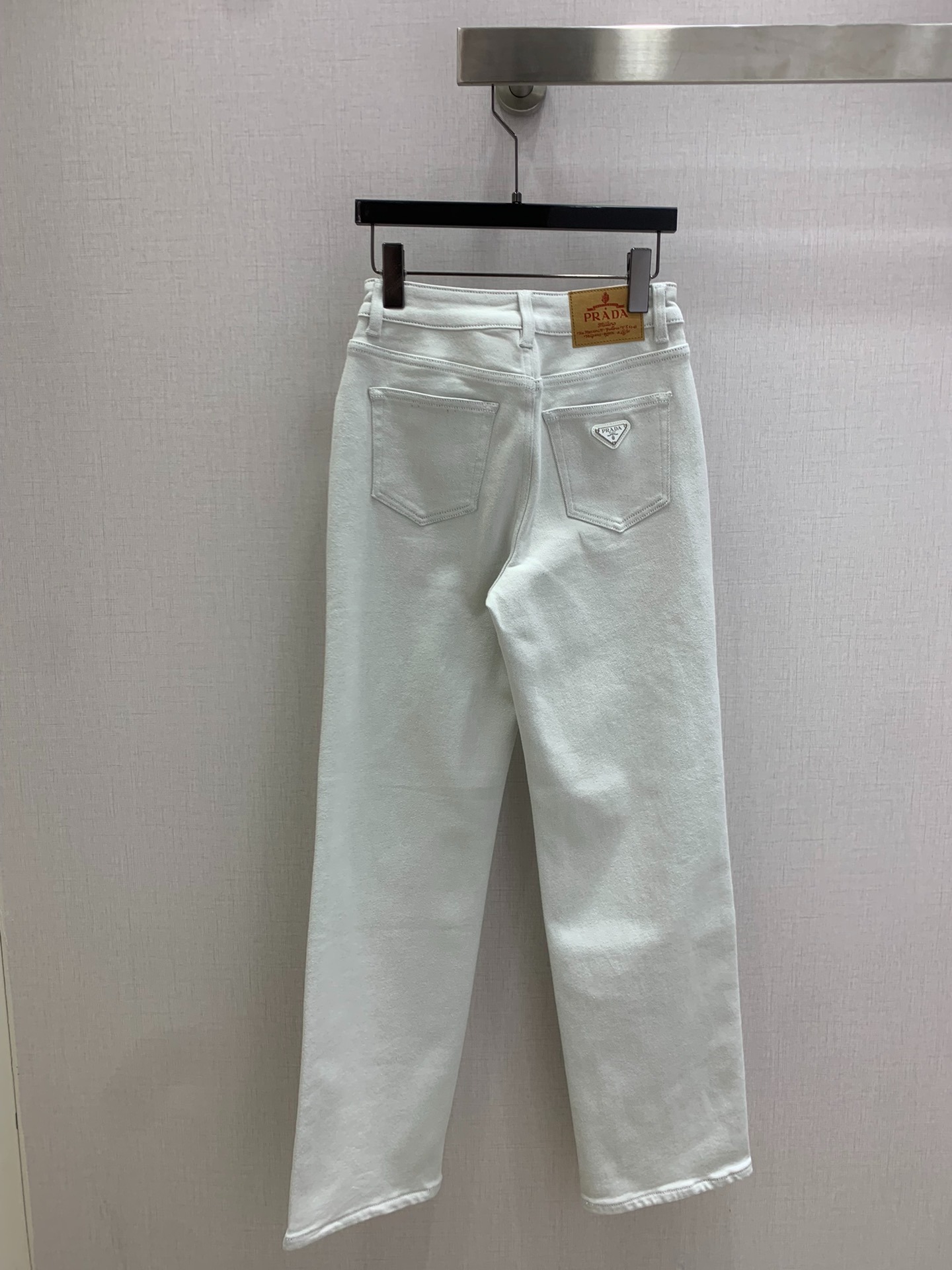 프*다 26 신상 화이트 기모 일자 데님 팬츠