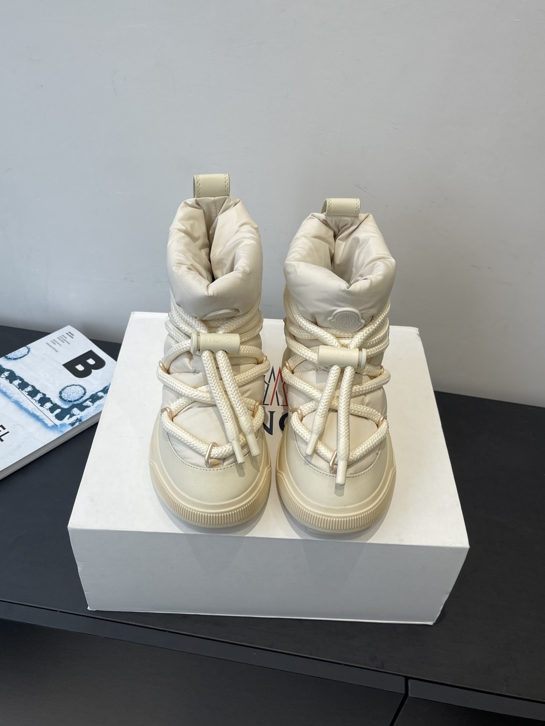 몽*레르 25ss 신상 통굽 워커 부츠