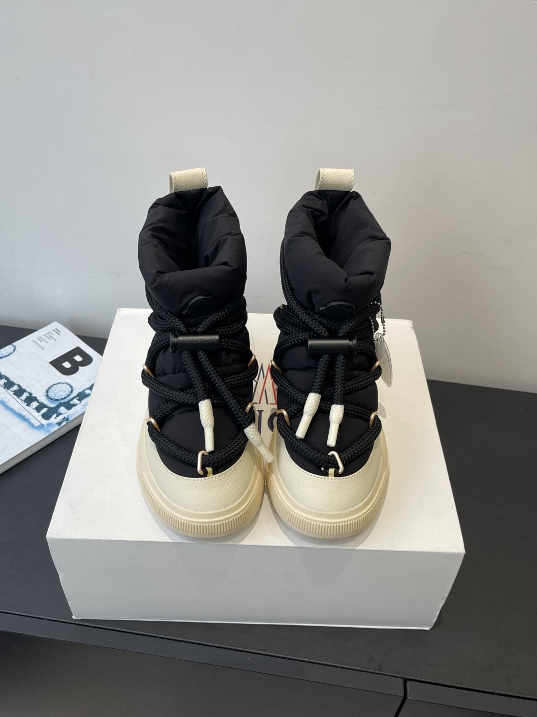 몽*레르 25ss 신상 통굽 워커 부츠